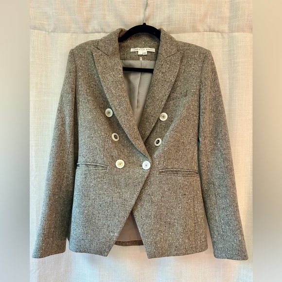 Like New Veronica Beard Miller Jacket Stone size 0 - Picture 3 of 11